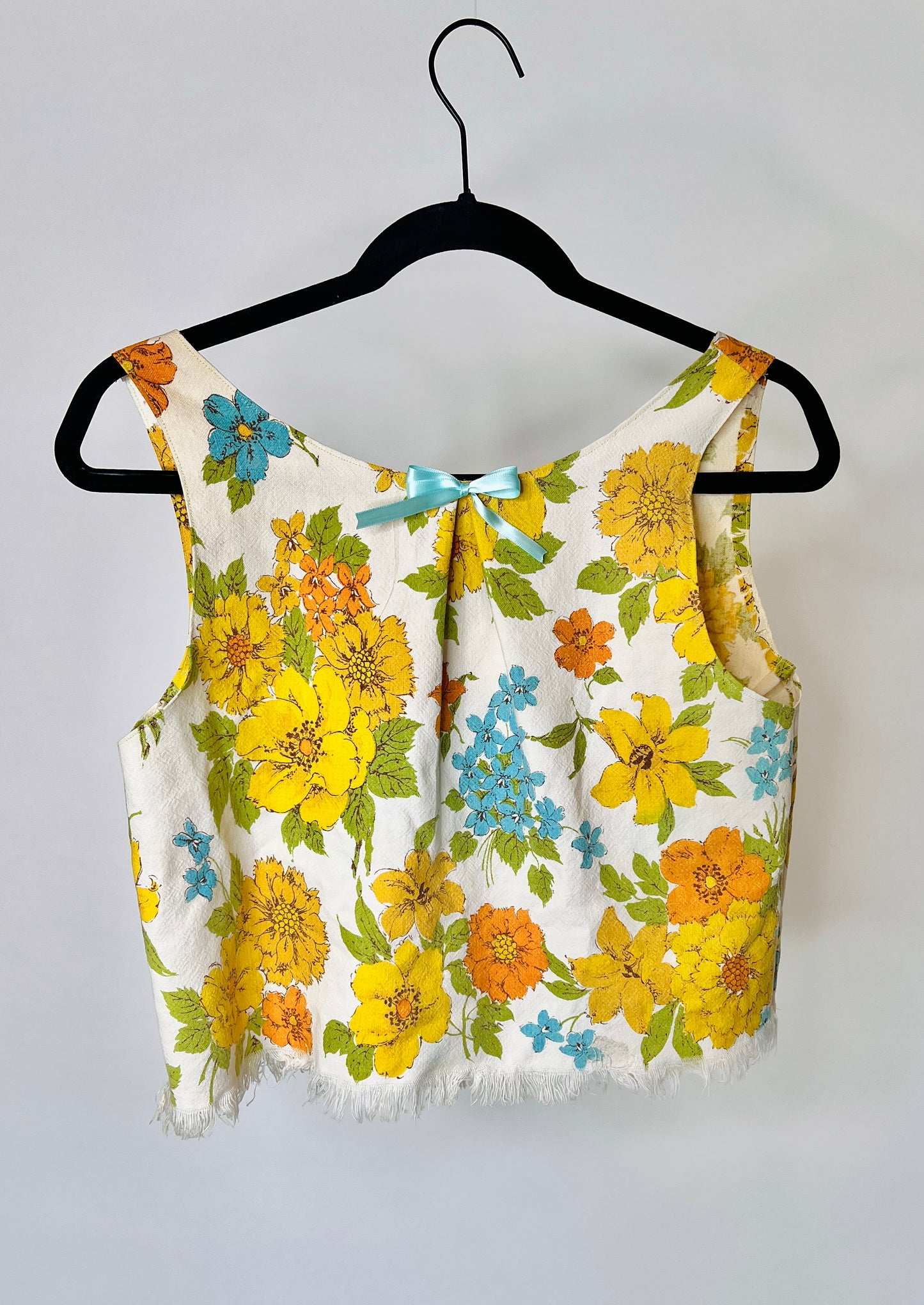 Handmade Babydoll Floral Cotton Top