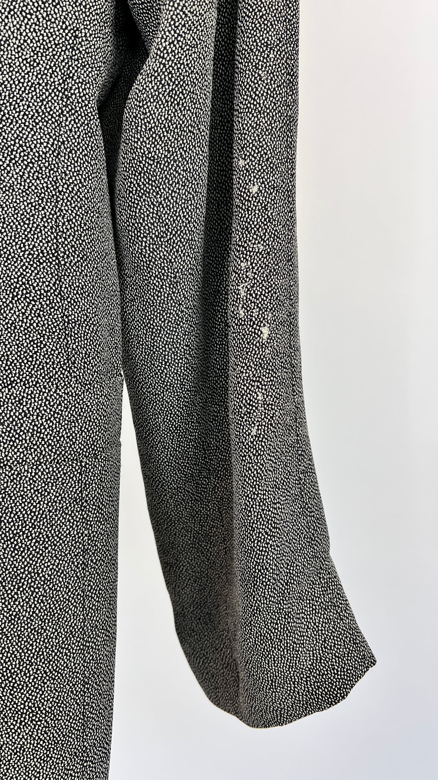 Grey Speckled 80's Double Breasted Blazer
