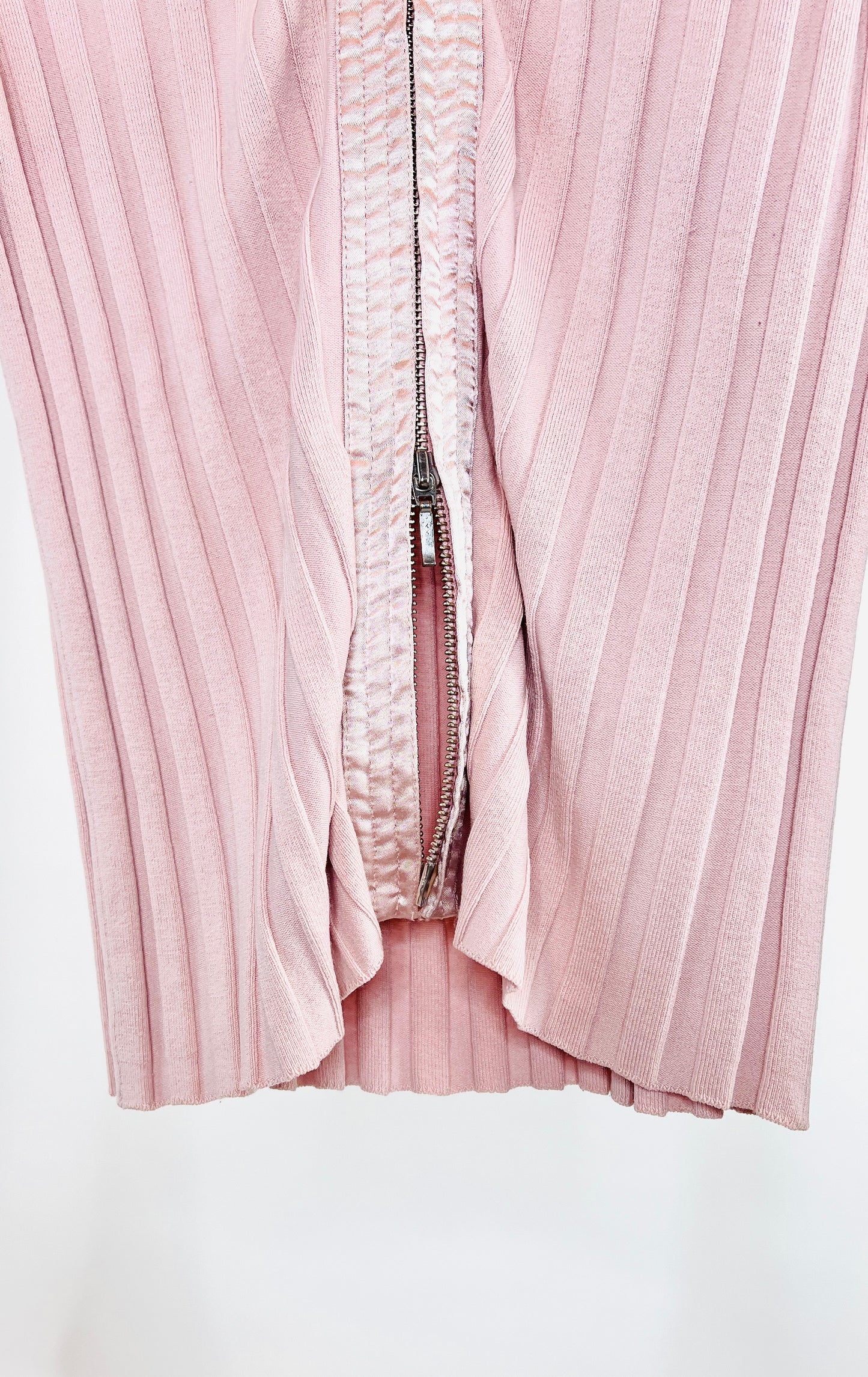 CAbi Blush Pink Silk Blouse