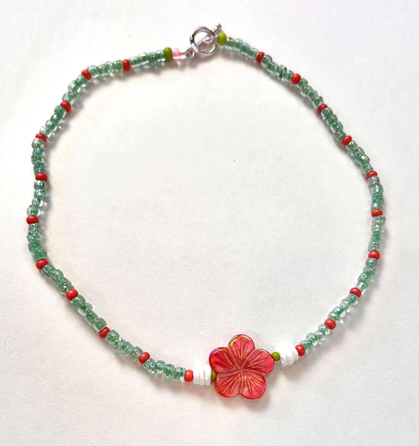 Handmade Glass Bead Choker