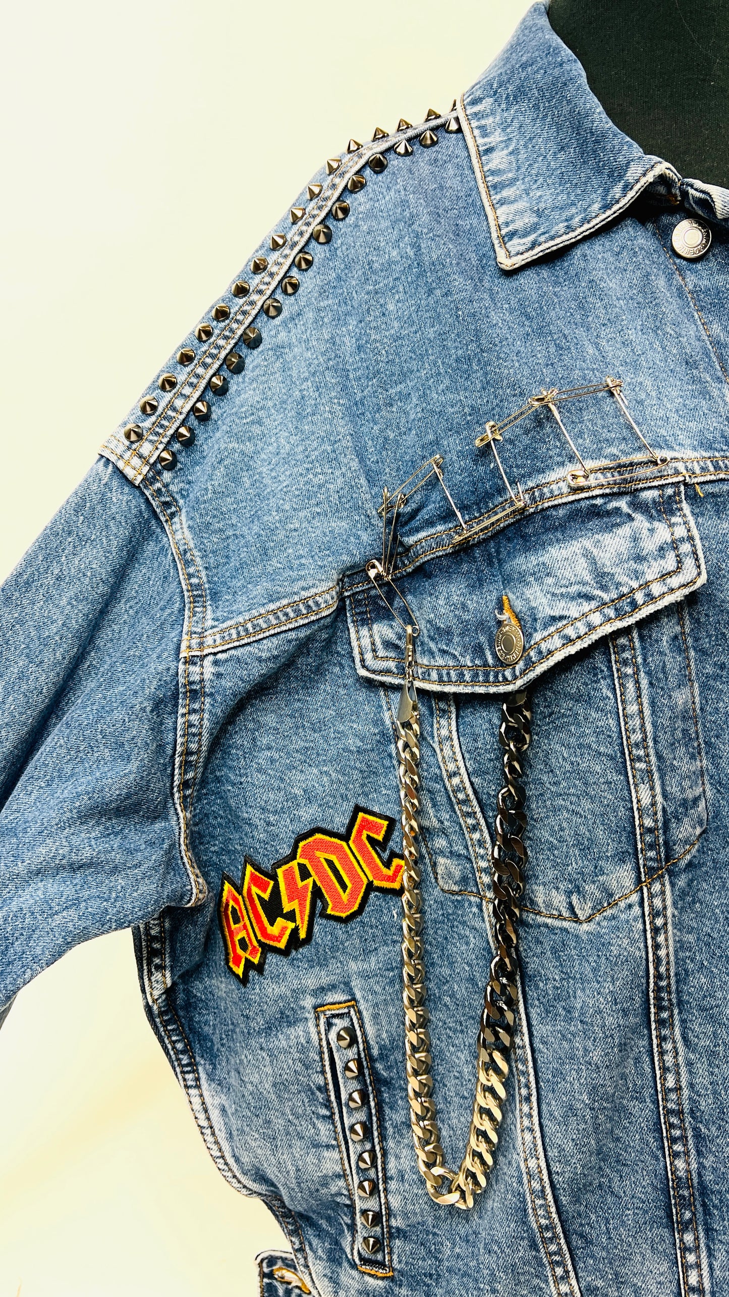 Hand Painted Stranger Things Hellfire Club Jacket