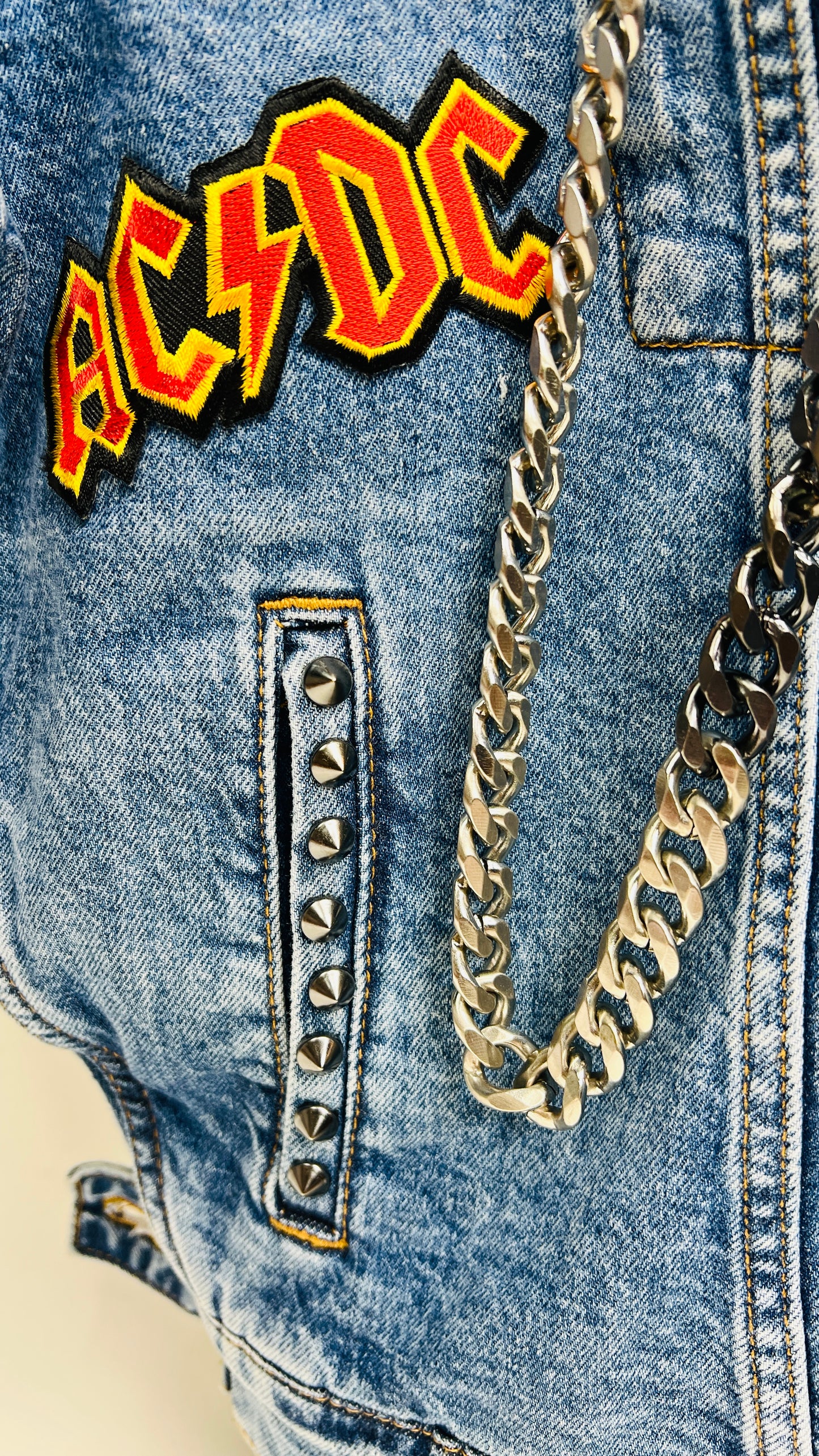 Hand Painted Stranger Things Hellfire Club Jacket