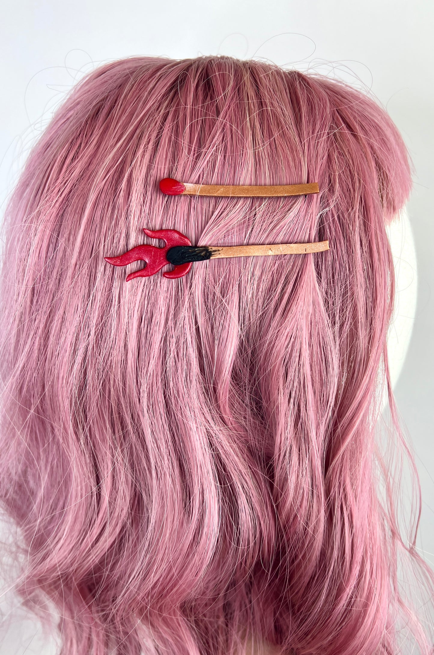 Handmade Matchstick Hair Pins
