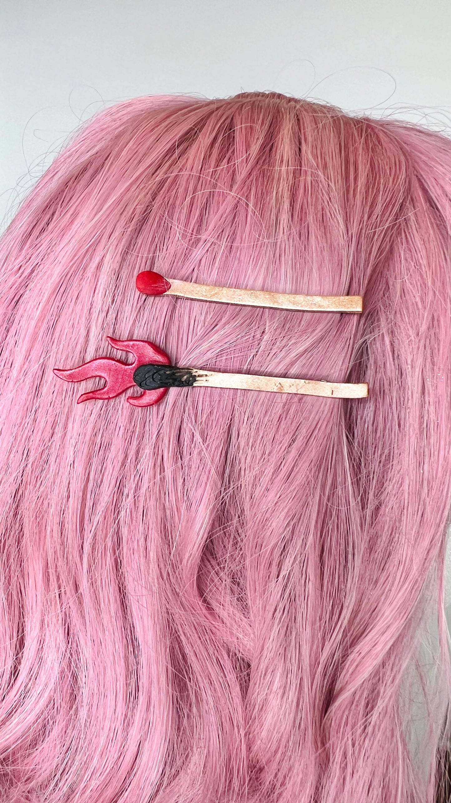 Handmade Matchstick Hair Pins