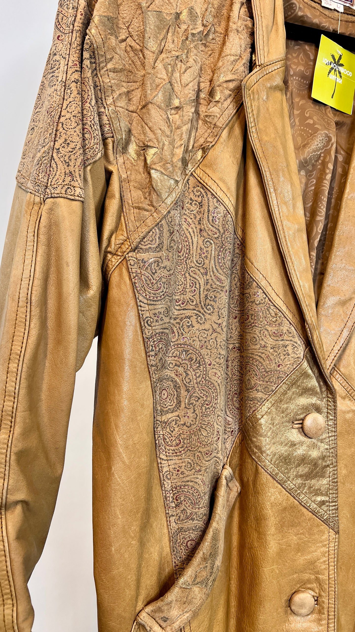 Paris Sport Leather Coat