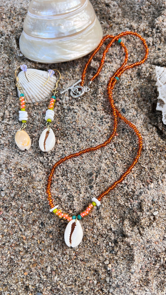 “Bahama Sea Star” Necklace and Earring set