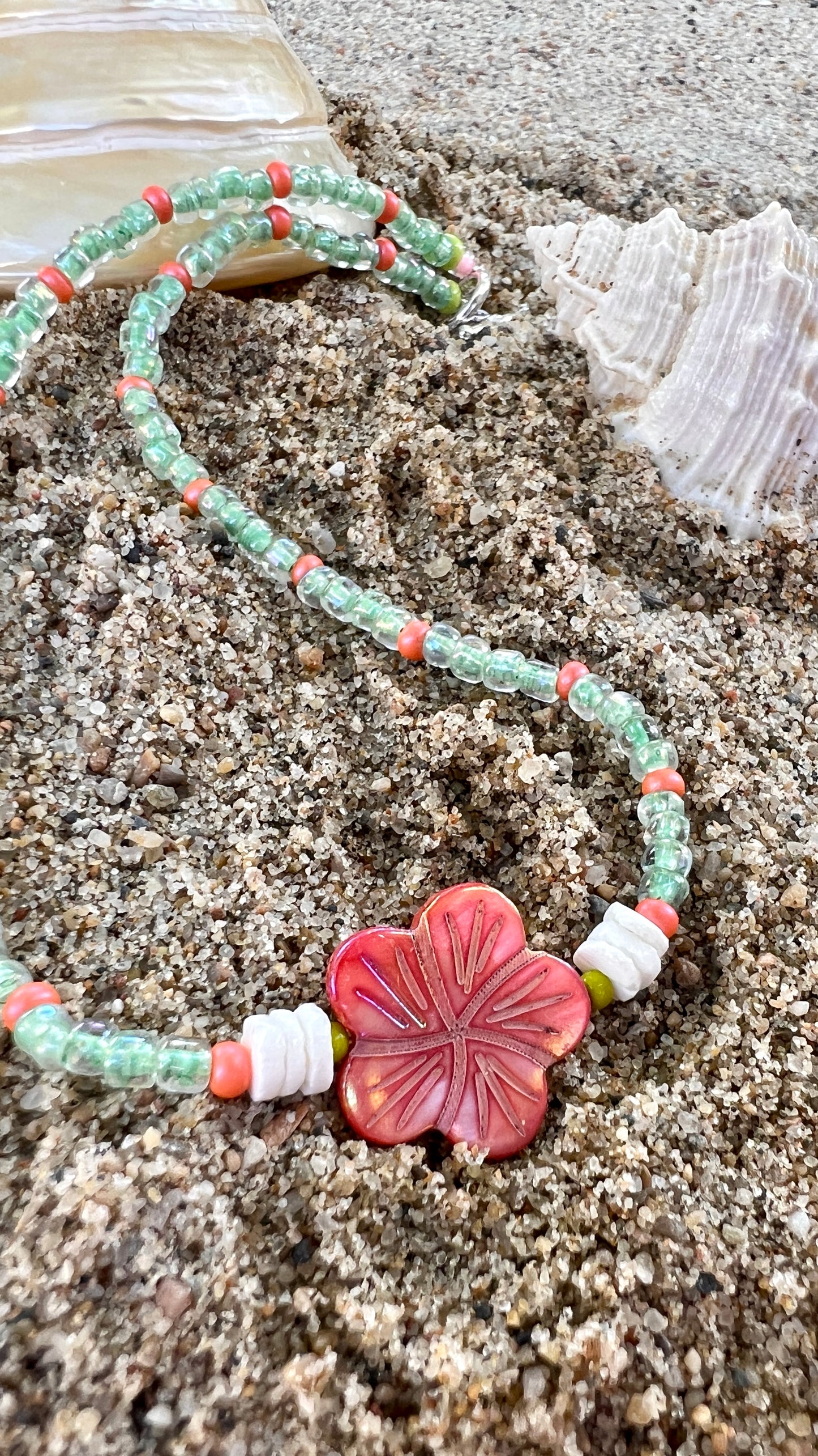 Handmade Glass Bead Choker