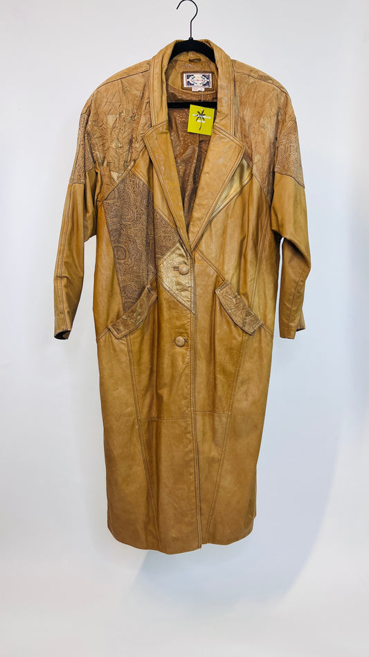 Paris Sport Leather Coat