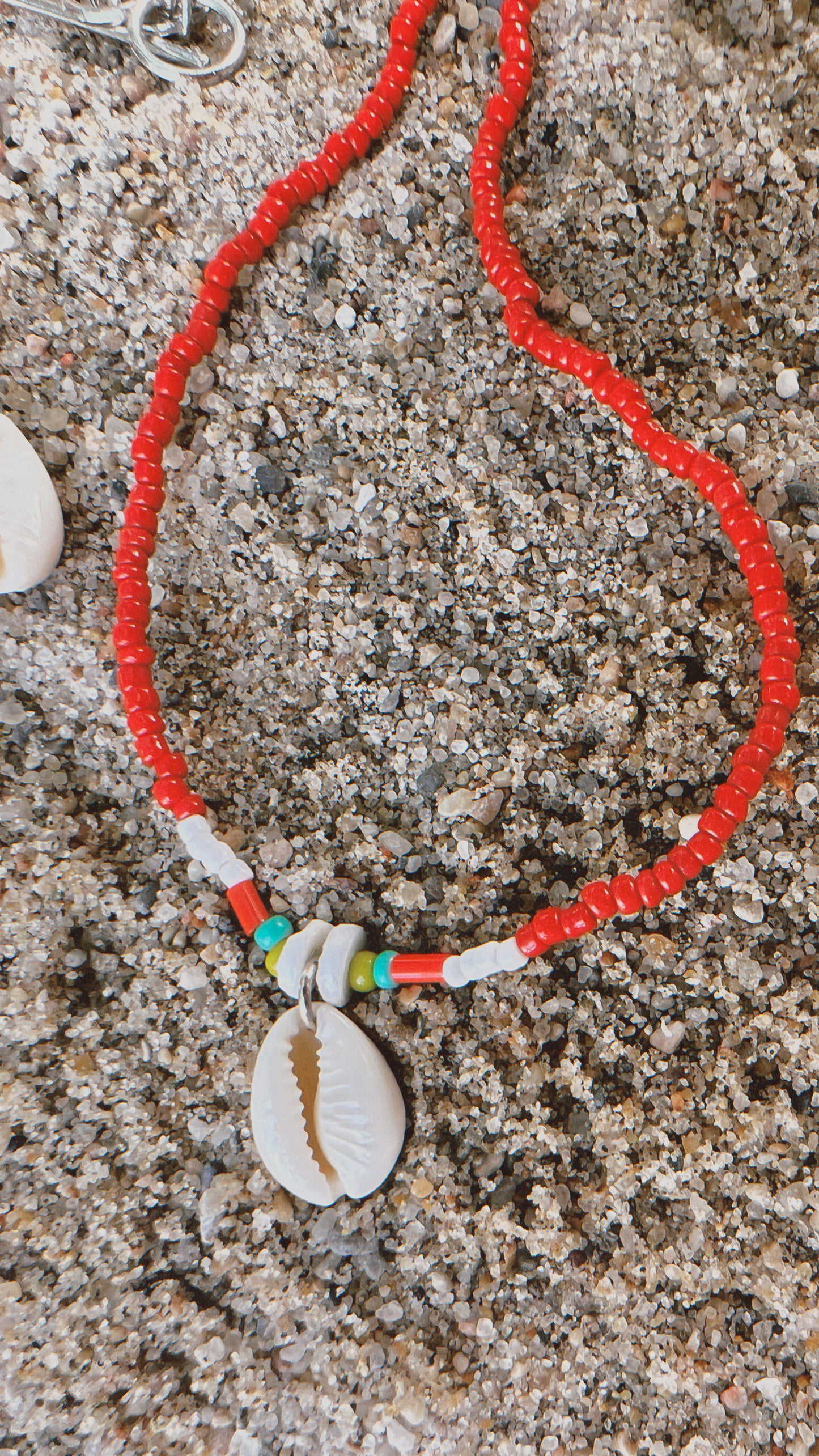 “Fresh Coral” Shell necklace