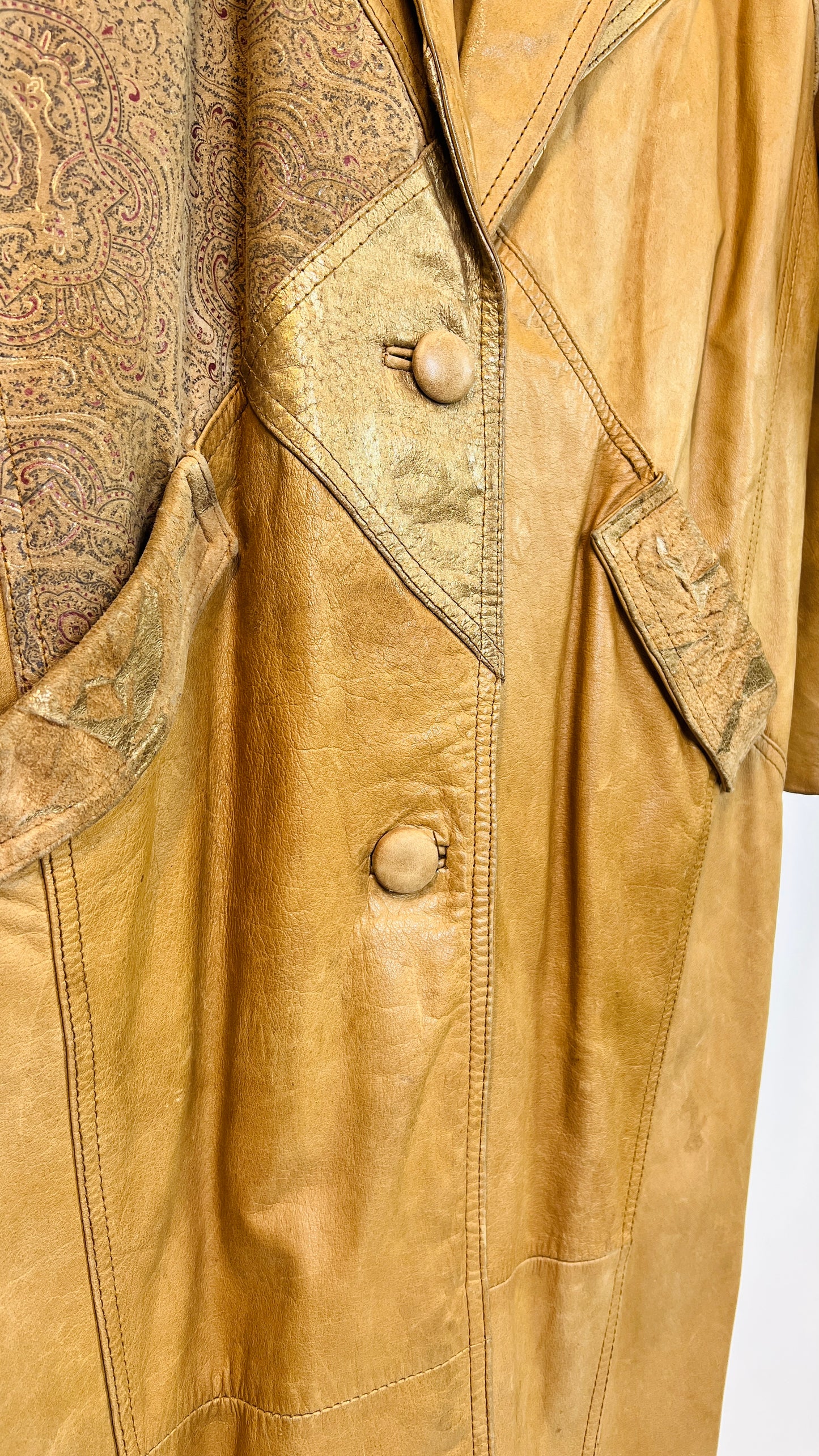 Paris Sport Leather Coat