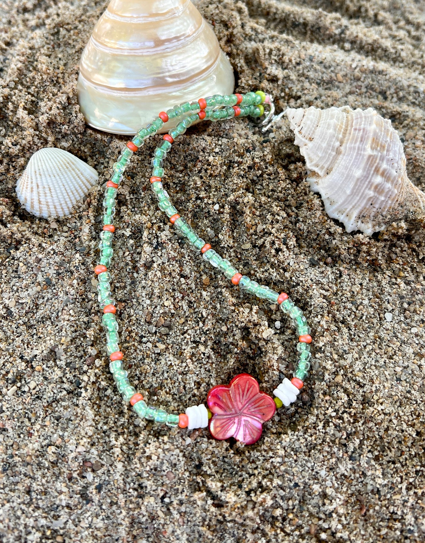 Handmade Glass Bead Choker