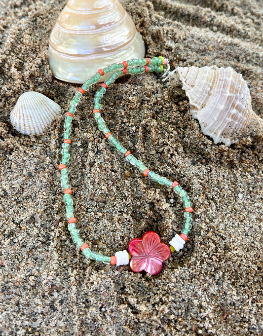 Handmade Glass Bead Choker
