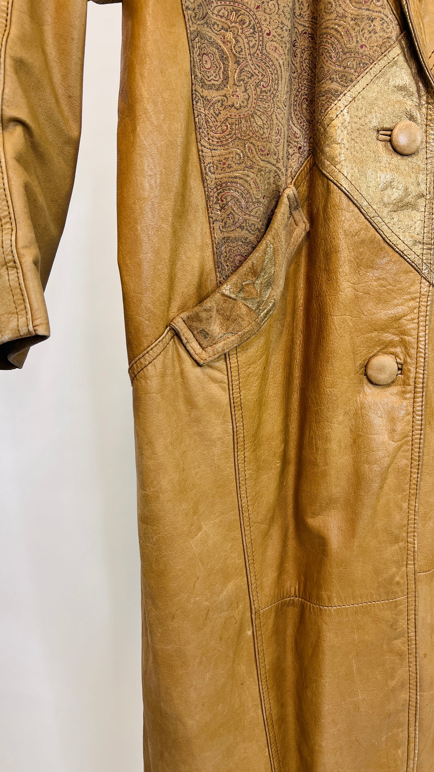 Paris Sport Leather Coat