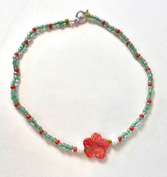 Handmade Glass Bead Choker