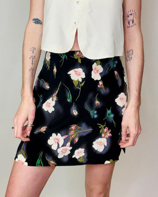 Rayon Mini Skirt
