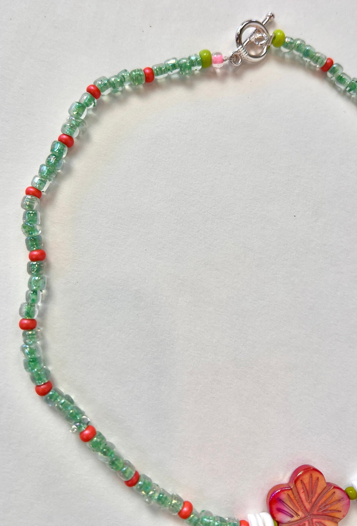 Handmade Glass Bead Choker